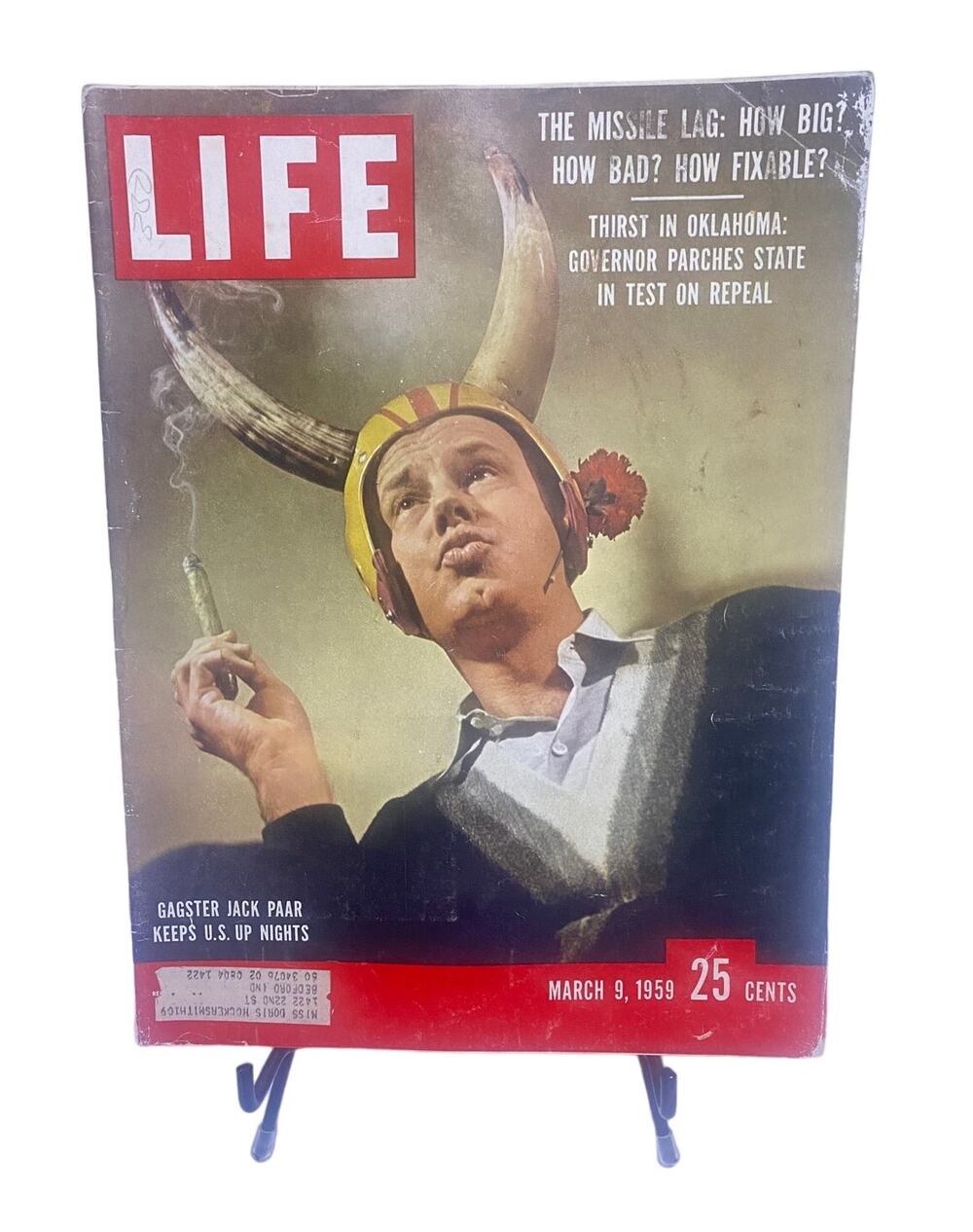 LIFE Magazine March 9 1959 Jack Paar Cover Vintage Original Issue